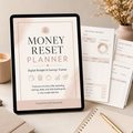 Money Reset Planner | Digital Budget & Savings Tracker